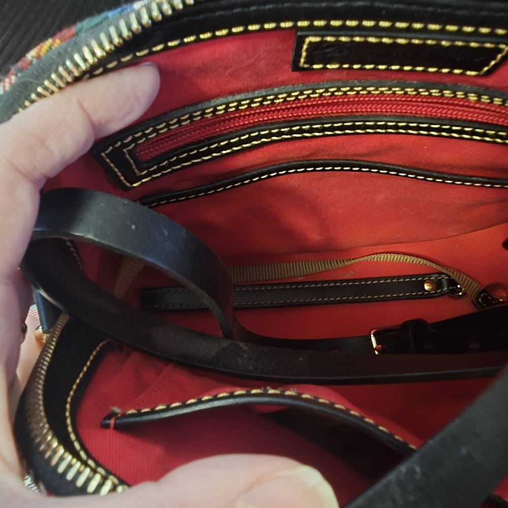 Dooney & Bourke Multicolor Plaid Satchel and Wallet - Picture 7 of 7